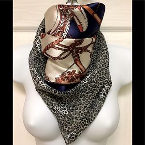 2 SILK SCARVES!